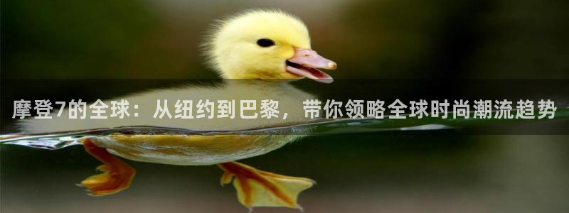 摩臣5平台平台注册：摩登7的全球：从纽约到巴黎，带你领略全球时尚潮流趋势
