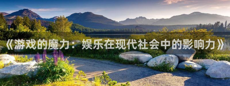 摩臣5平台游戏官网入口：《游戏的魔力：娱乐在现代社会中的影响力》